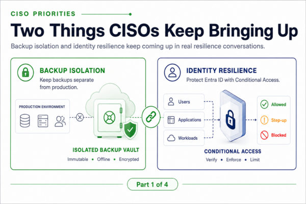 Two Things CISOs Keep Bringing Up – Part 1