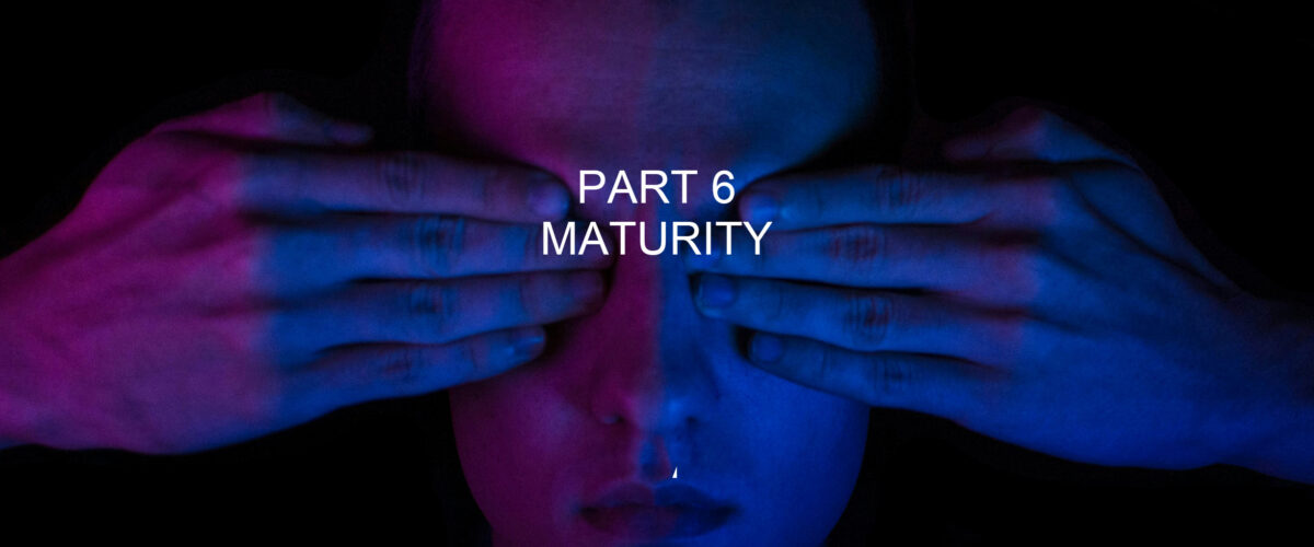 The Blind Spot – Part 6 (Maturity)